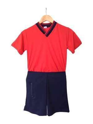 Uniforme Escolar Masculino - Camisa Vermelha