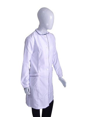 Jaleco feminino gola padre